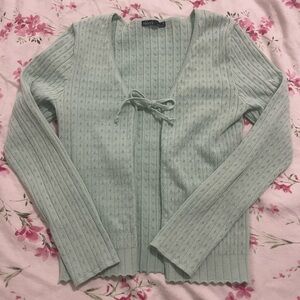 Nikkak Light Green Knit Top